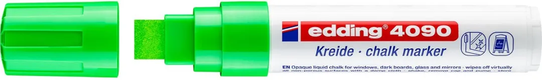 Edding 4090 krijtmarker (4-15 mm rond) Neon Groen