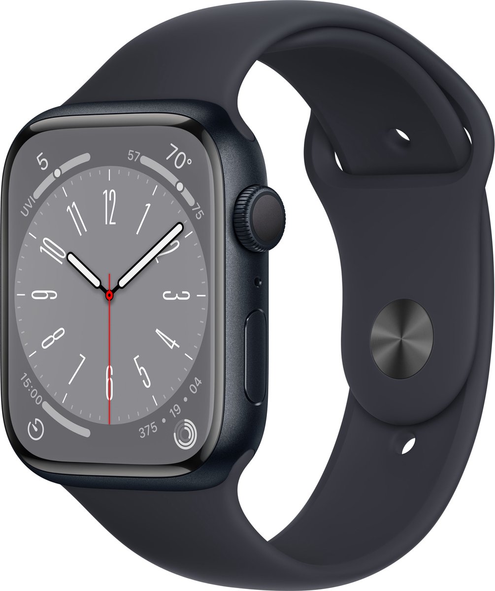 Apple Watch Series 8 - 4G - 41mm - Middernacht Aluminium