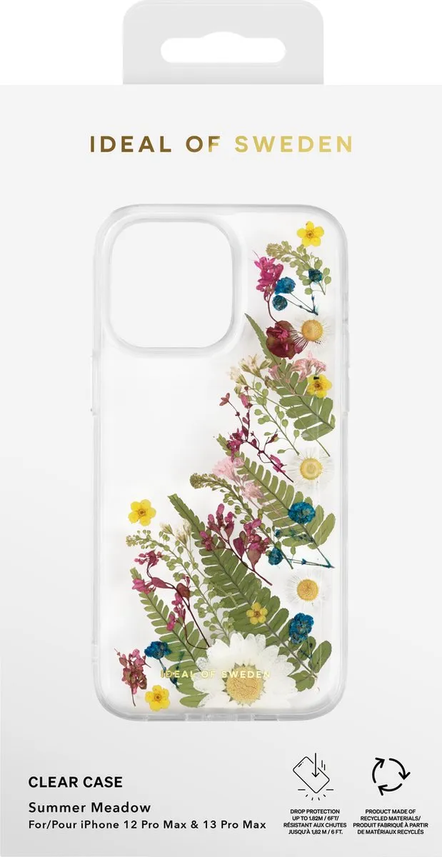 iDeal of Sweden Clear Case iPhone 12/13 Pro Max Summer Meadow