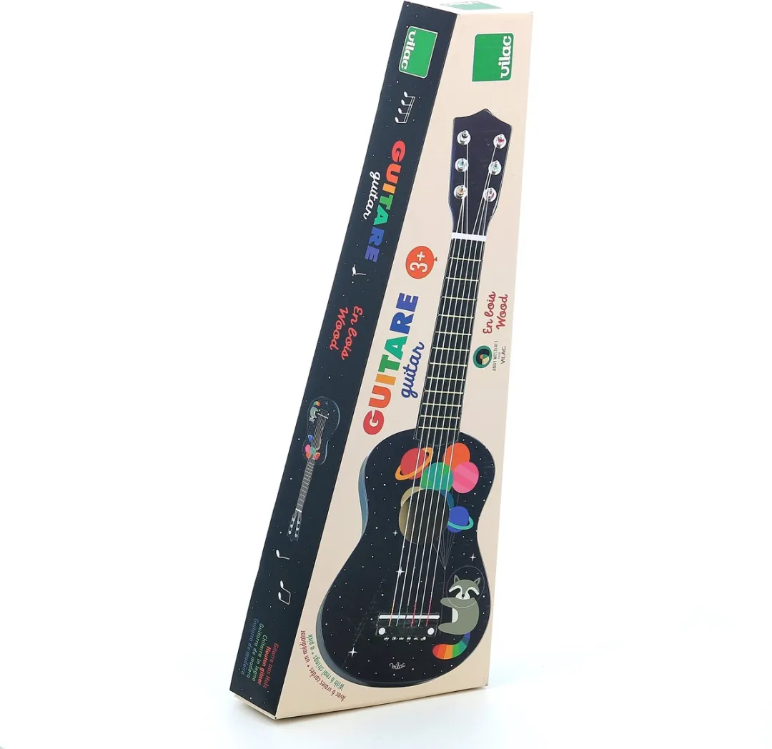 Vilac Houten Gitaar - Multicolor - afbeelding 6 van 6