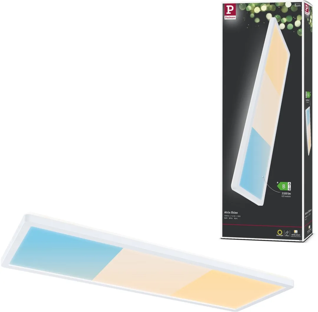 Paulmann Atria Shine LED-paneel 15,2W 2030lm 3000-6500K Wit