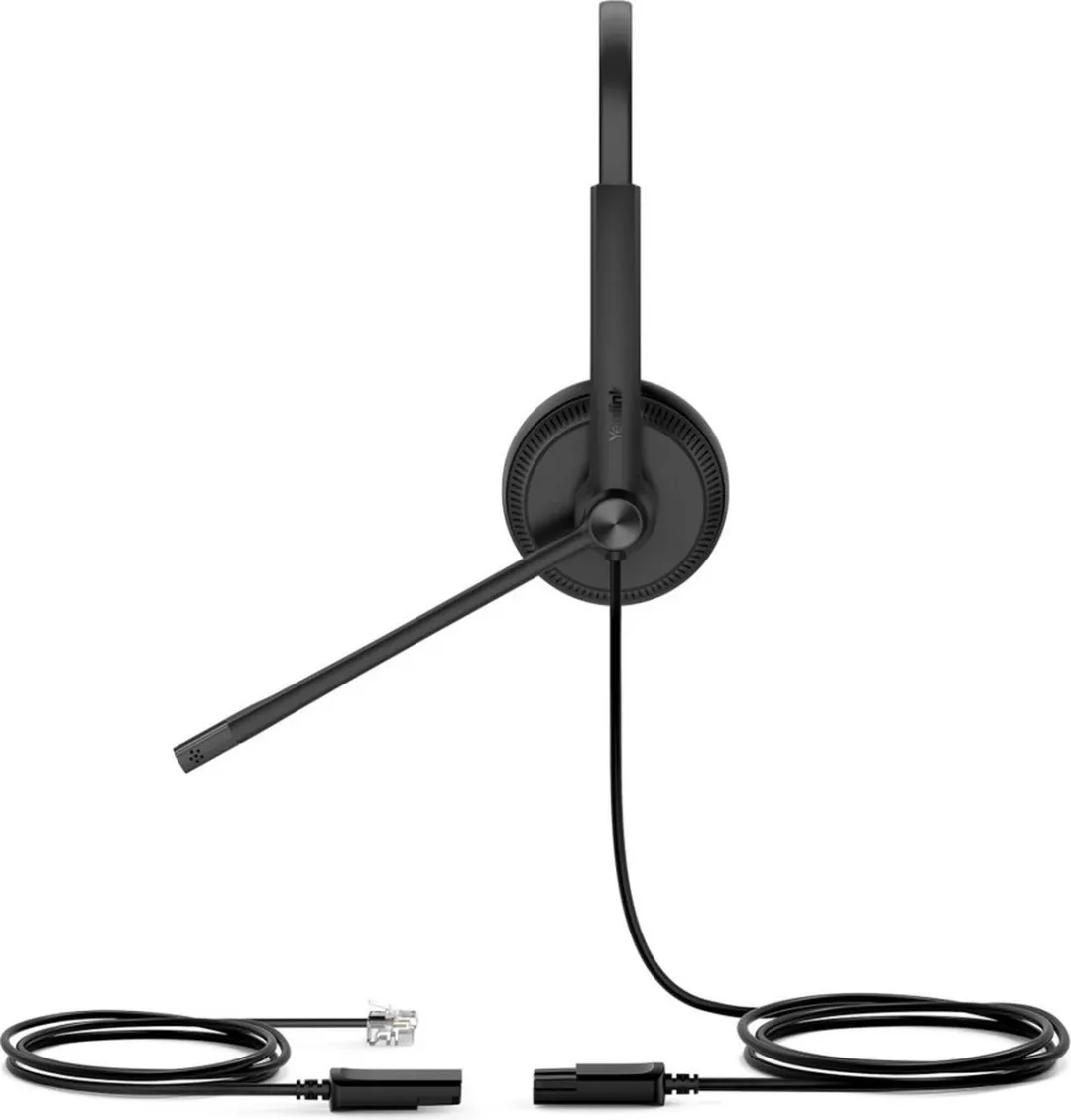 Yealink YHS34 Lite Dual Headset - Zwart
