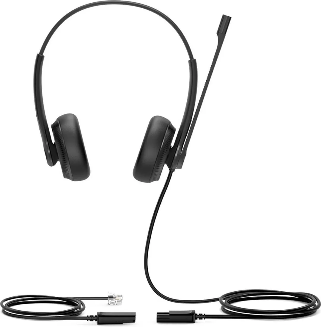 Yealink YHS34 Lite Dual Headset - Zwart
