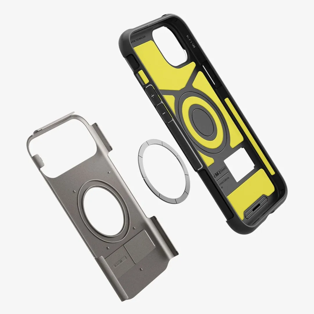 Spigen Slim Armor MagFit ACS06486 iPhone 15 Hoesje - Grijs