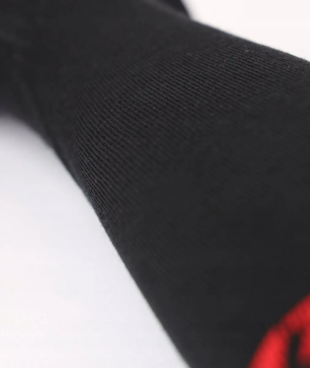 Lenz 6.1 Verwarmde Sokken Toe Cap - Zwart/Rood - afbeelding 3 van 6