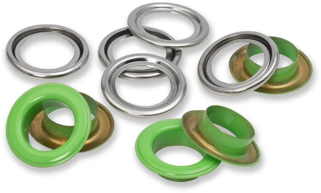 Prym Ringen met schijven 14mm Limoengroen