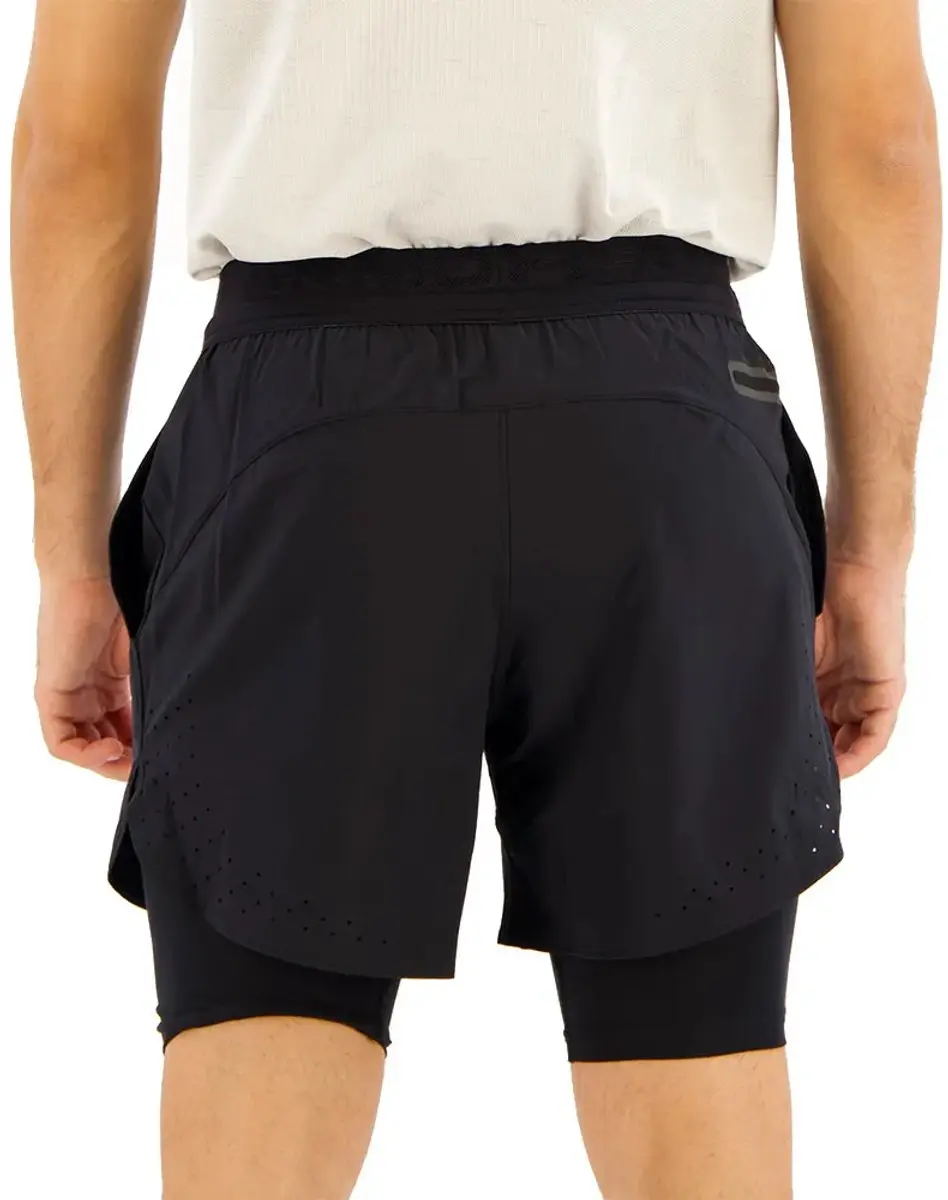 Under Armour Peak 2-in-1 Geweven Short - Zwart - L - afbeelding 4 van 6