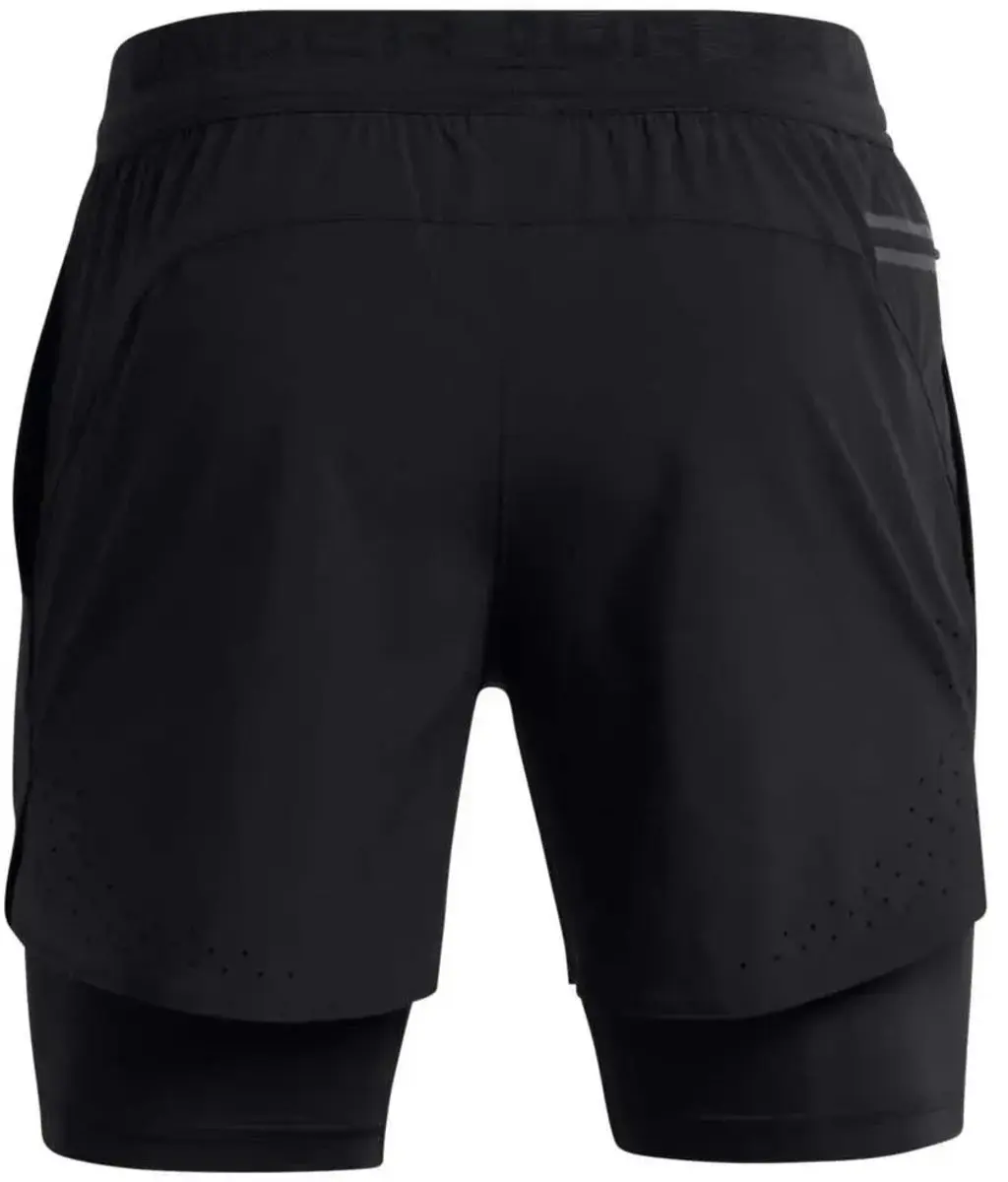 Under Armour Peak 2-in-1 Geweven Short - Zwart - L - afbeelding 5 van 6