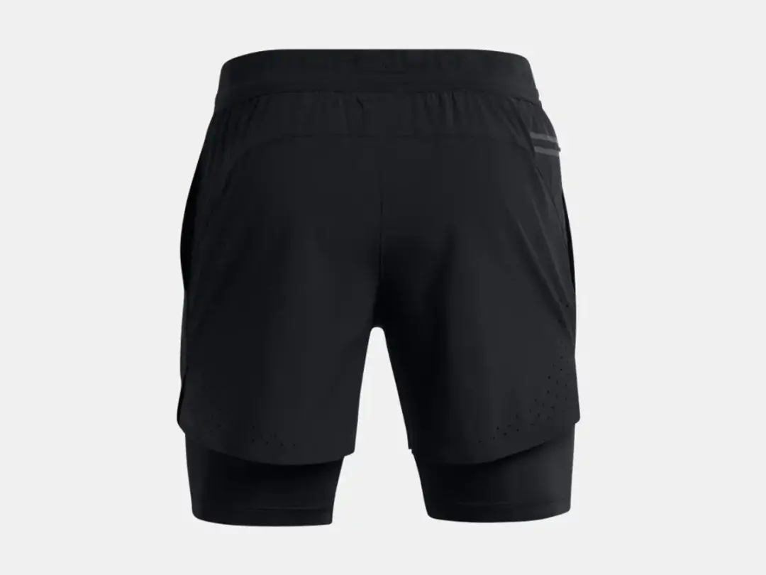 Under Armour Peak 2-in-1 Geweven Short - Zwart - L - afbeelding 6 van 6