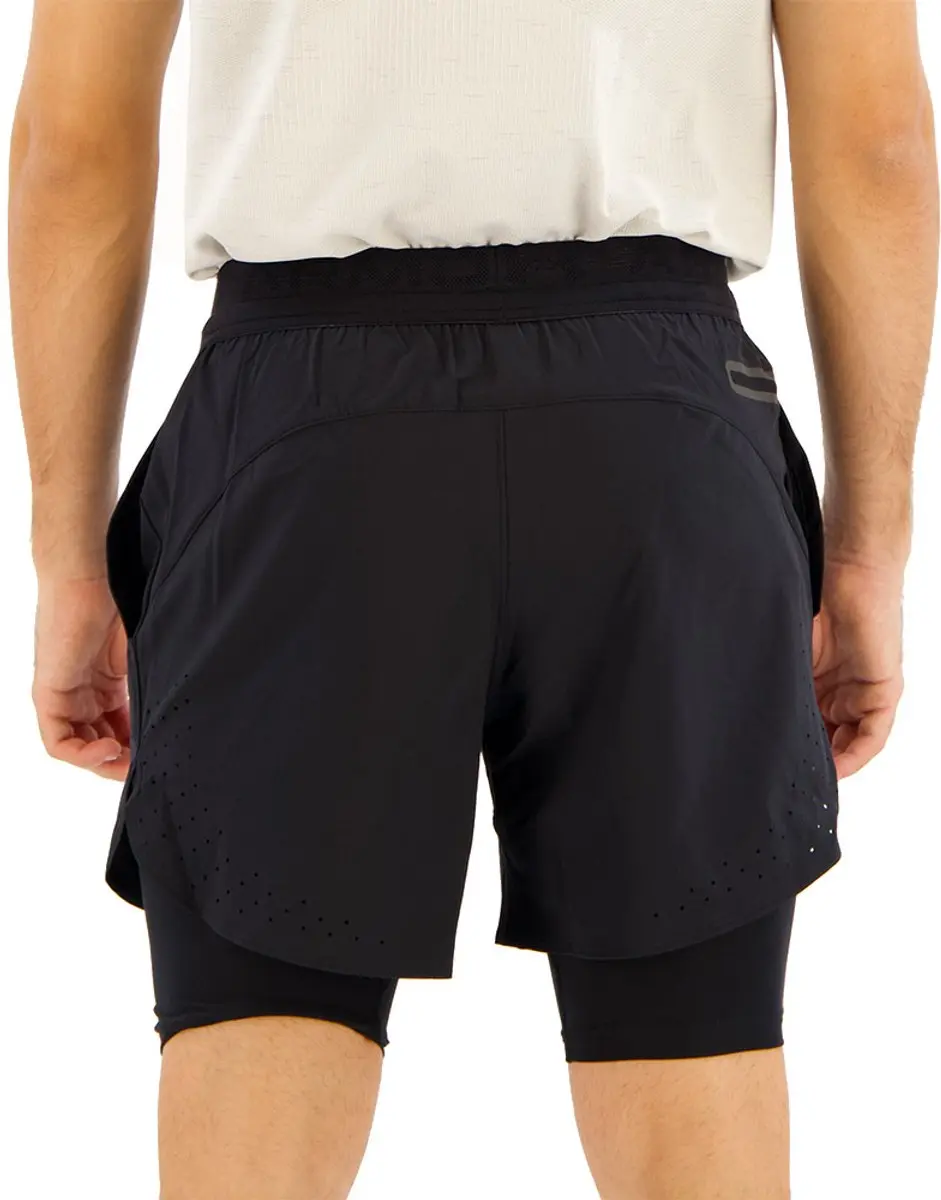 Under Armour Peak 2-in-1 Geweven Short - Zwart - L - afbeelding 3 van 6