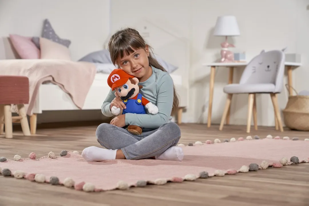 Nicotoy Mario Pluche 30cm - Knuffel Multicolor