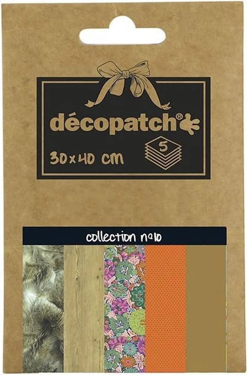Clairefontaine Decopatch Knutselset - 5 Vellen - Multi