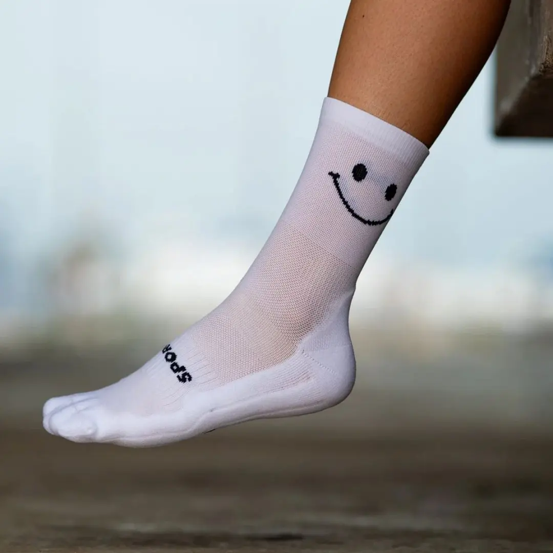 Sporcks Happy Mode Sokken Wit EU 41-43 Man,Vrouw - ultralight - afbeelding 4 van 6