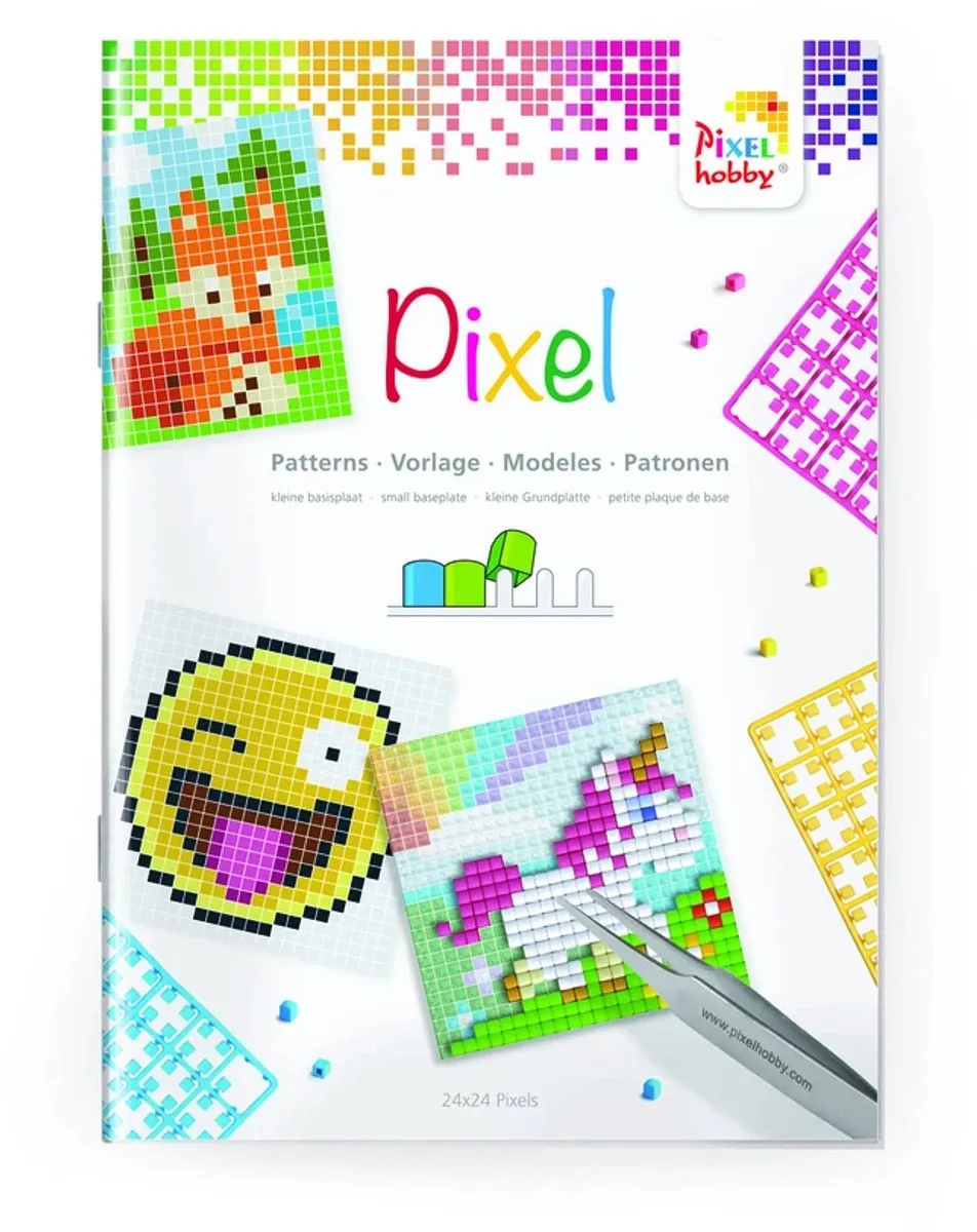 Pixelhobby Inspiratieboekje Basisplaat Multicolor