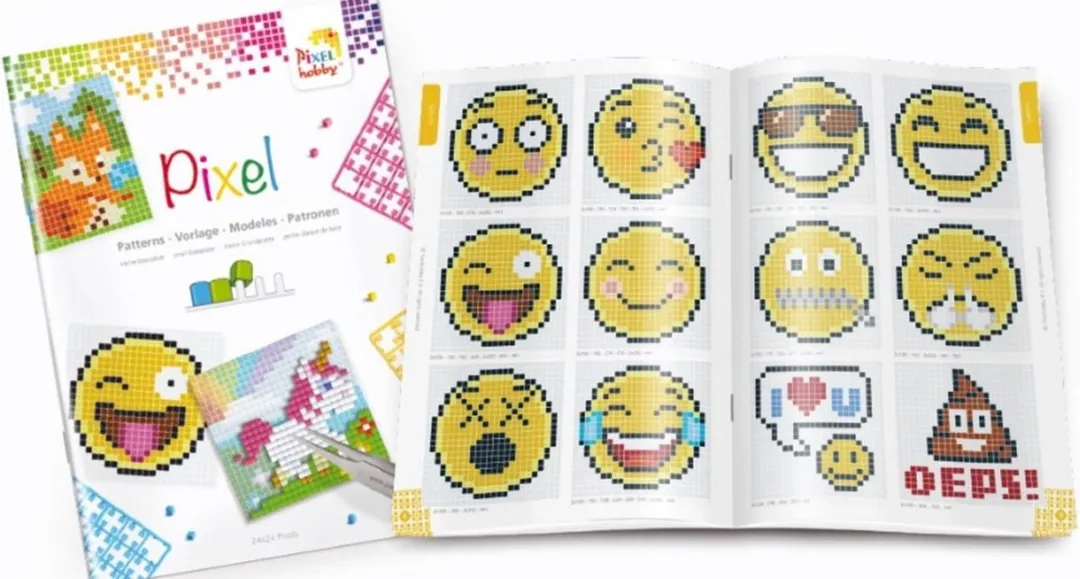 Pixelhobby Inspiratieboekje Basisplaat Multicolor