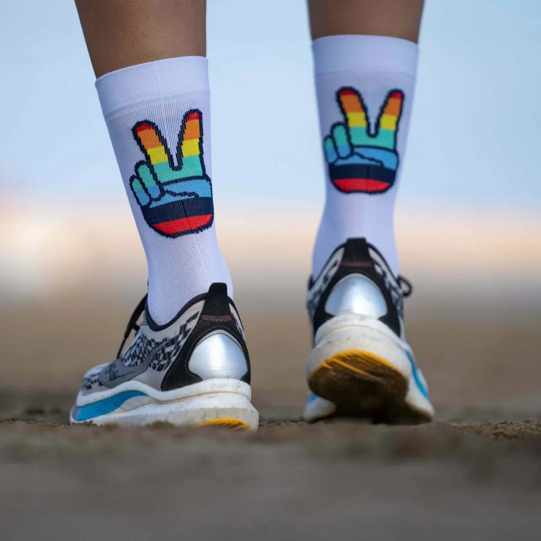 Sporcks Hands Up Hardloopsokken - Wit - EU 41-43 - afbeelding 4 van 5