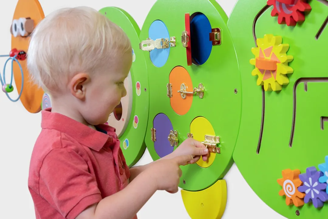 Viga Toys Caterpillar Activity Wall Panels Multicolor