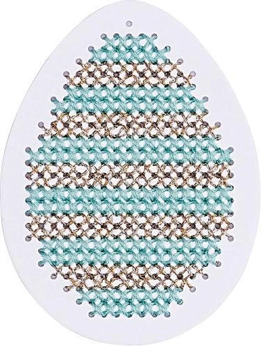 Rico Design Paashangers Borduurpakket - 4 Stuks