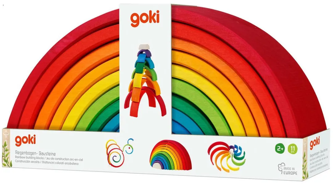 Goki Building Blocks Regenboog
