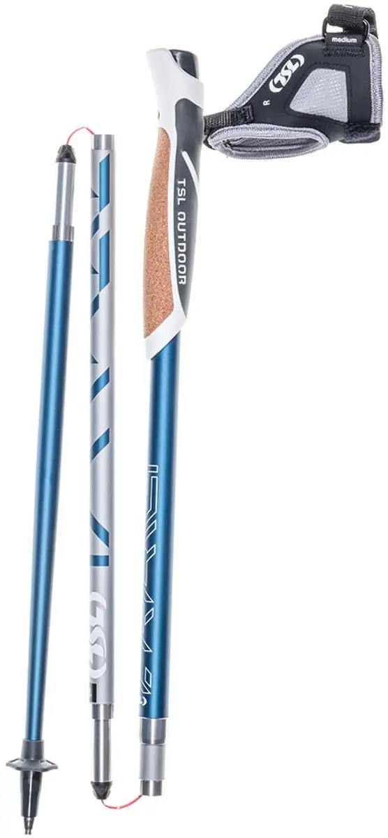Tsl Outdoor Trail Aluminium 4 Stokken Blauw 105 cm - afbeelding 2 van 6