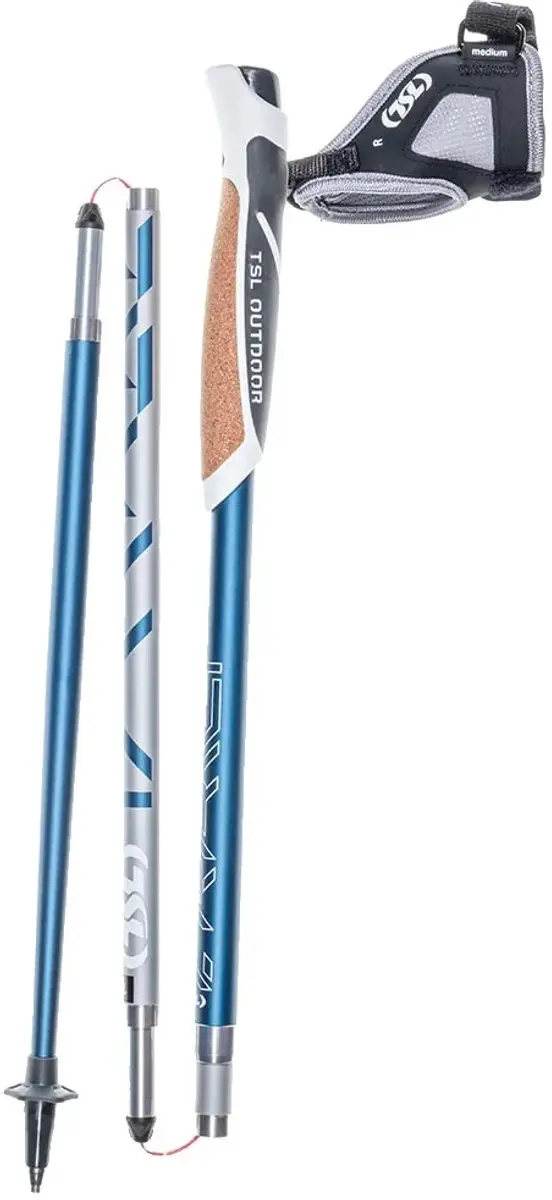 TSL Trail Alu 4 Cork Spoorpalen - Blauw - afbeelding 2 van 5