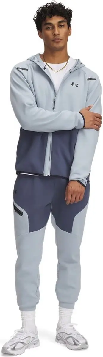 Under Armour Unstoppable Fleece Jogger Heren - Grijs - afbeelding 2 van 4