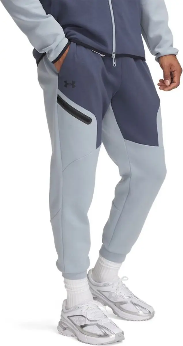 Under Armour Unstoppable Fleece Jogger Heren - Grijs - afbeelding 4 van 4