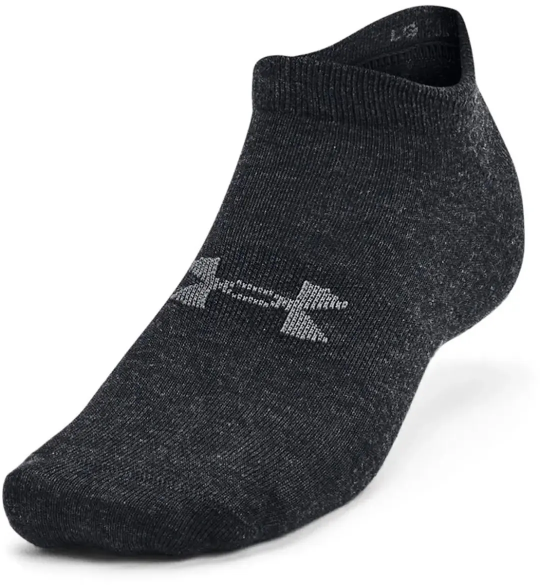 Under Armour Essential Onzichtbare Sokken - 3x - Zwart - afbeelding 2 van 4