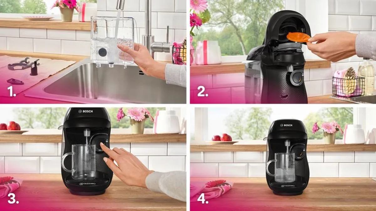 Bosch Tassimo T10 Happy TAS102E Multi-drink Koffiezetapparaat - 1400W - Zwart