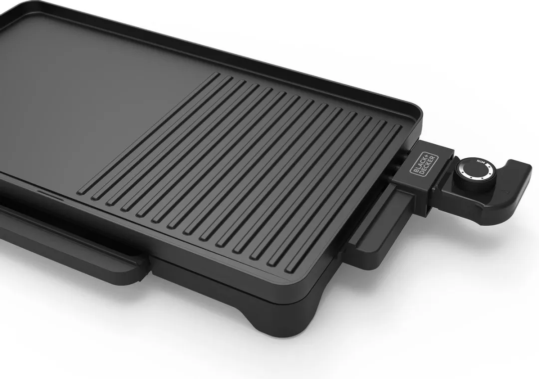 BLACK+DECKER BXGD2200E Contactgrill 2200W - Zwart - afbeelding 5 van 6