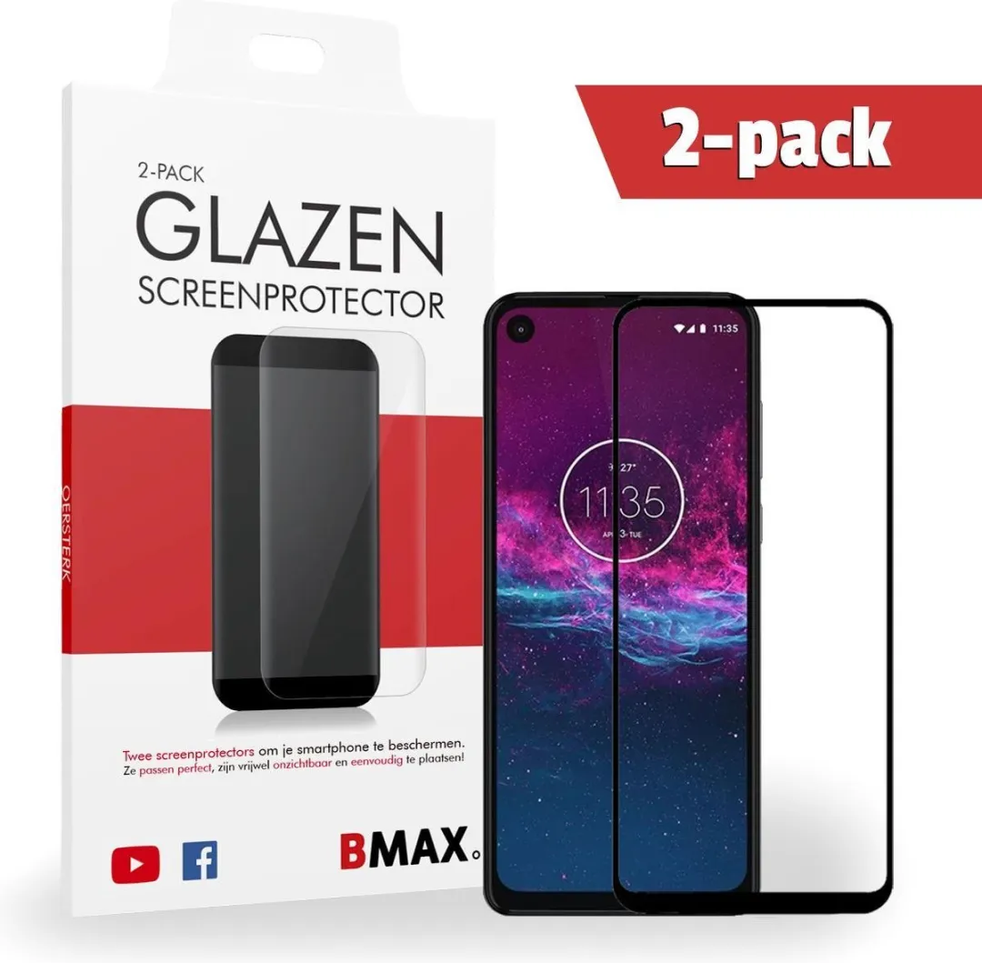 BMAX Screenprotector Motorola One Action