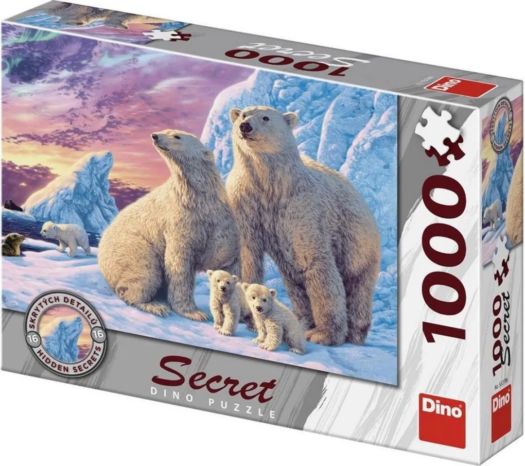 Dino Toys Puzzel Met Geheimen IJsberen 1000 Stuks