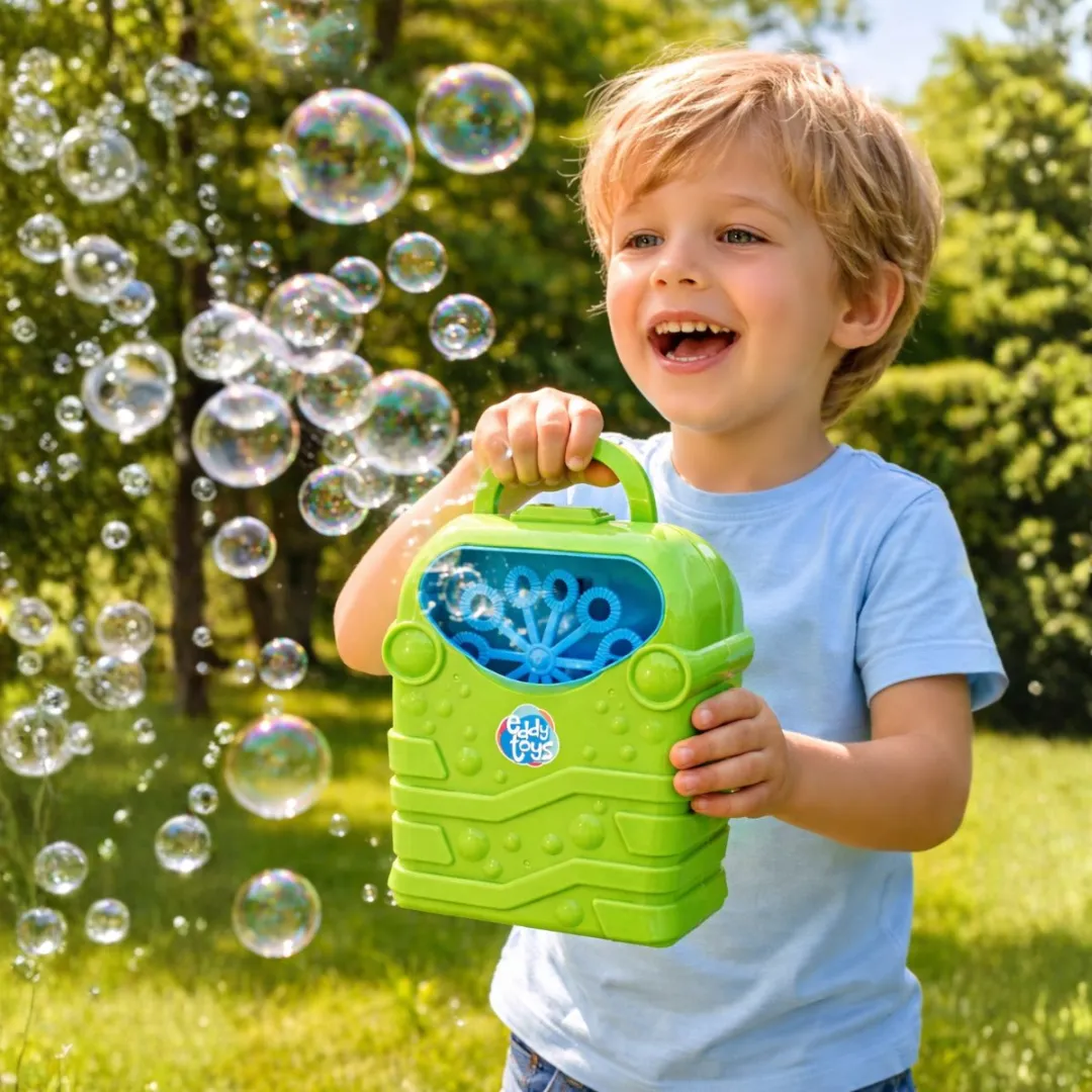 Eddy Toys Bubble Blaster Bellenblaasmachine - 118ml Meerkleurig - afbeelding 3 van 5