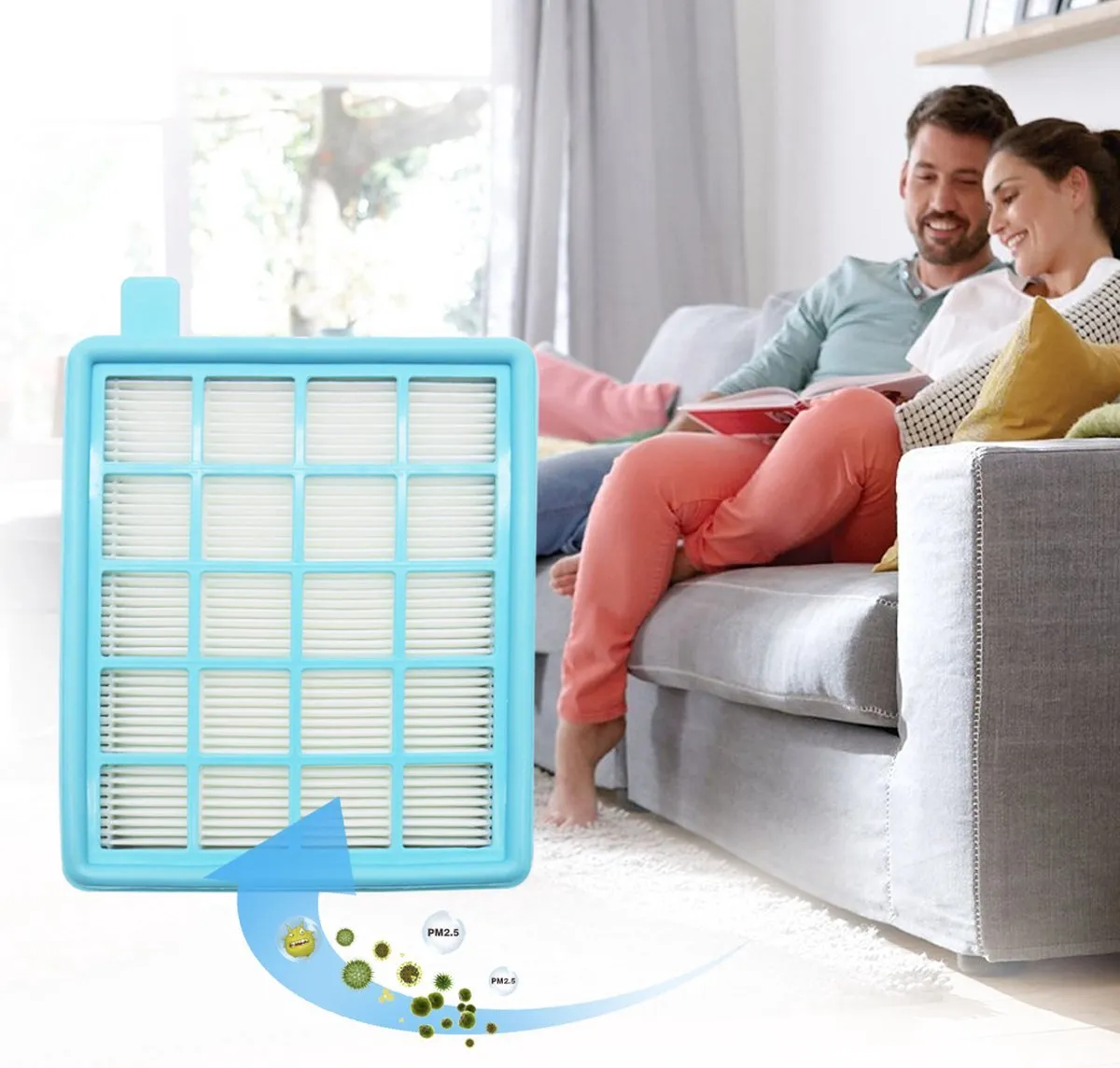 Philips FC8058/01 HEPA Filterset - 2x voor PowerPro Compact/Active