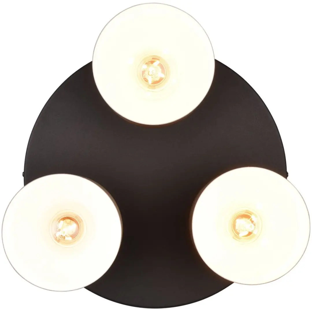 Trio Agudo Plafondlamp 3-lichts - Ø30cm - afbeelding 4 van 6