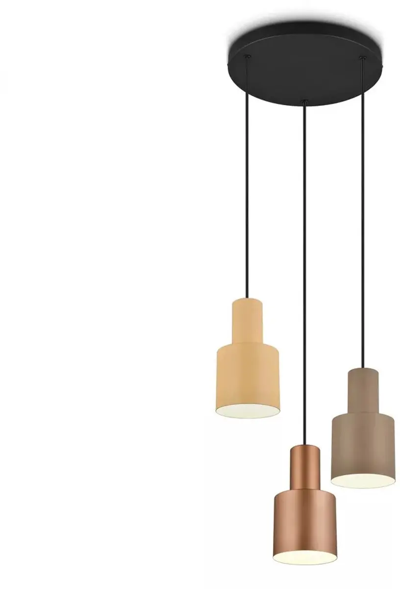 Trio Agudo Hanglamp - 3-lamps - Multicolour - afbeelding 4 van 6