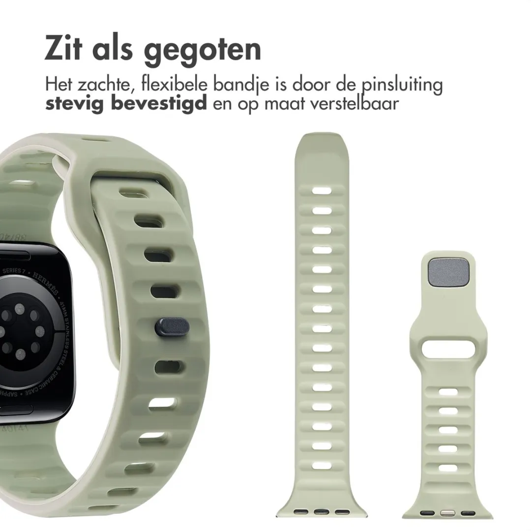 Imoshion Active Sport Siliconen Bandje Apple Watch 38-42mm - Groen