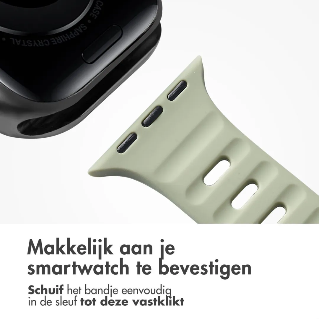 Imoshion Active Sport Siliconen Bandje Apple Watch 38-42mm - Groen