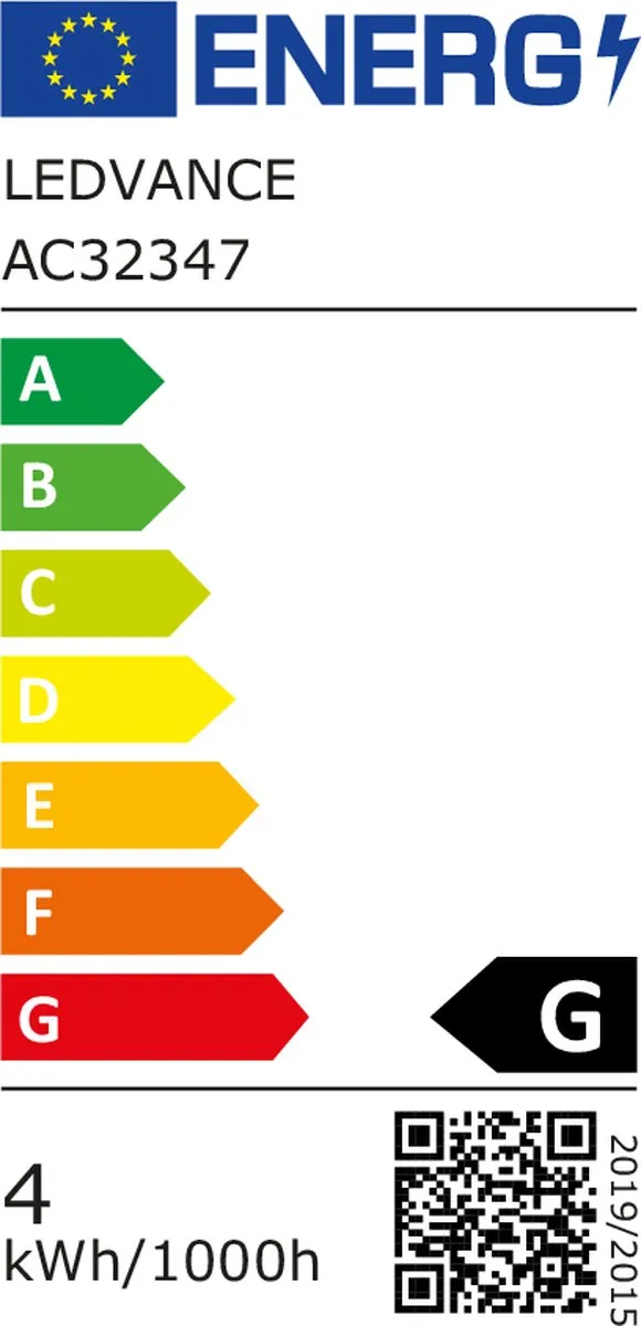 Osram LED Peer E27 5W Warmwit - 16cm Helder