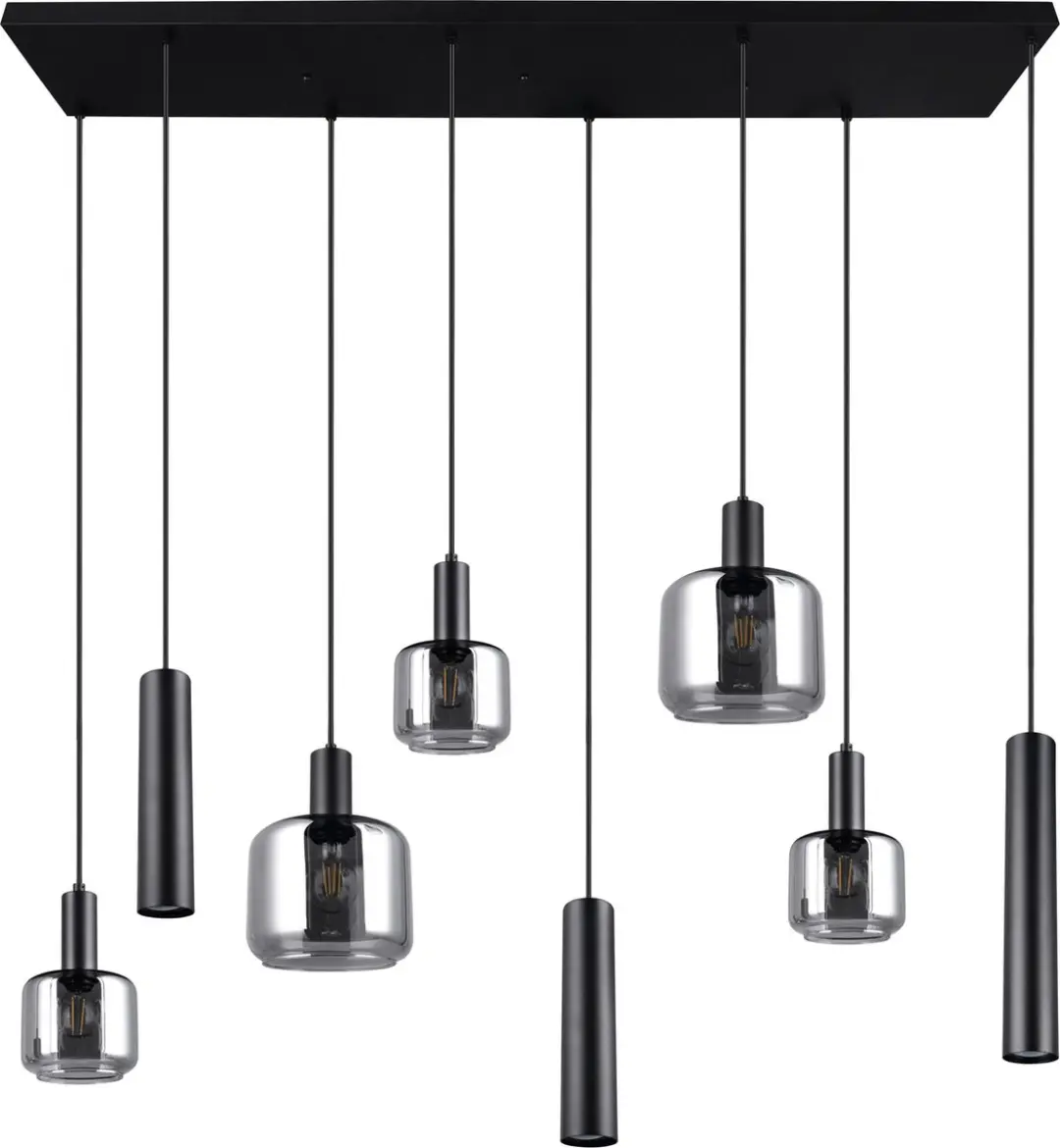 Trio Mataro Hanglamp - Zwart Mat - afbeelding 4 van 6