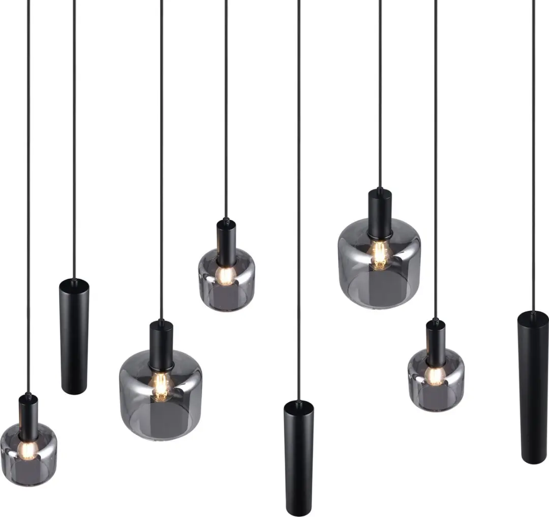 Trio Mataro Hanglamp - Zwart Mat - afbeelding 2 van 6