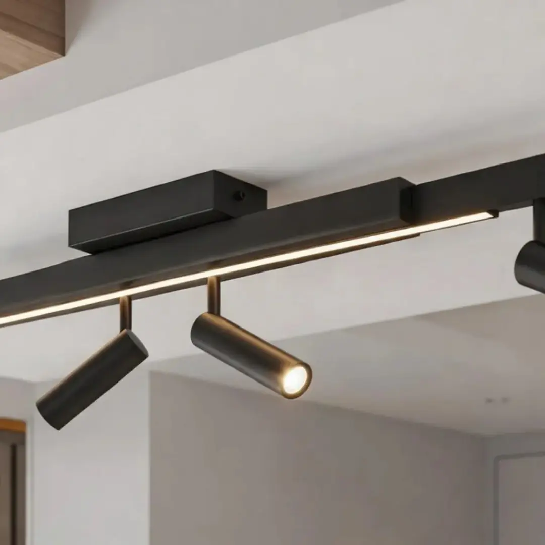 TRIO Zeno 648310532 Plafondlamp - Zwart Mat - afbeelding 4 van 6