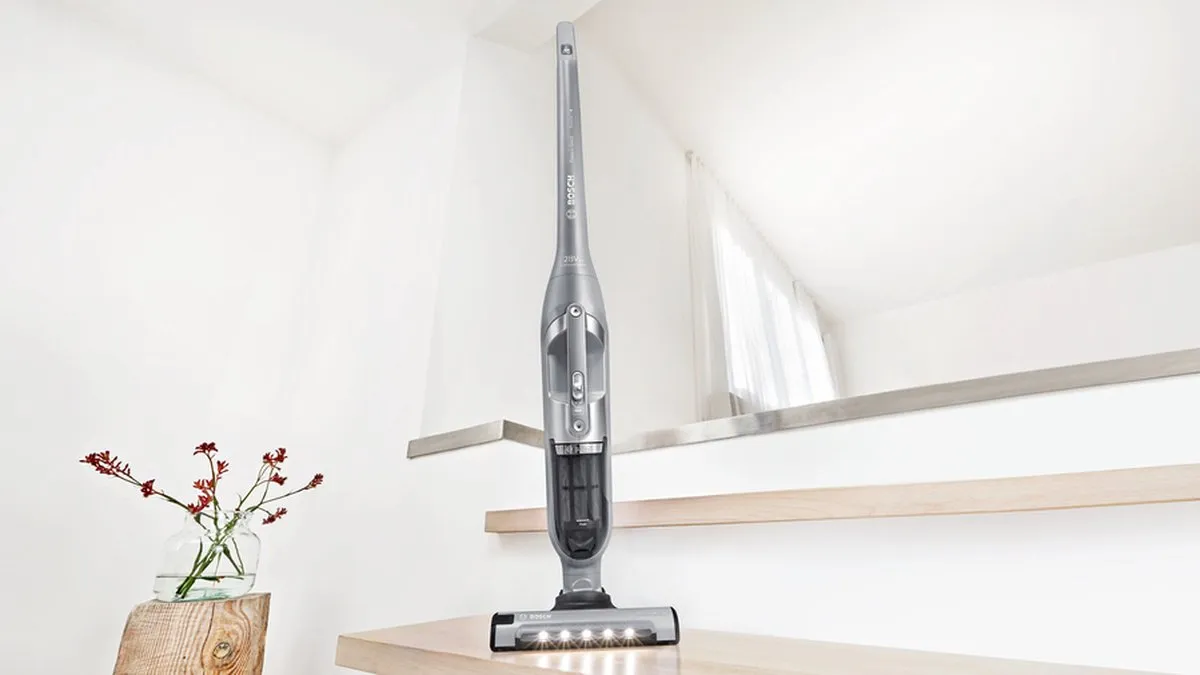 Bosch Serie 4 BBH3K2801 Steelstofzuiger 2-in-1 - 0,4L - Zilver