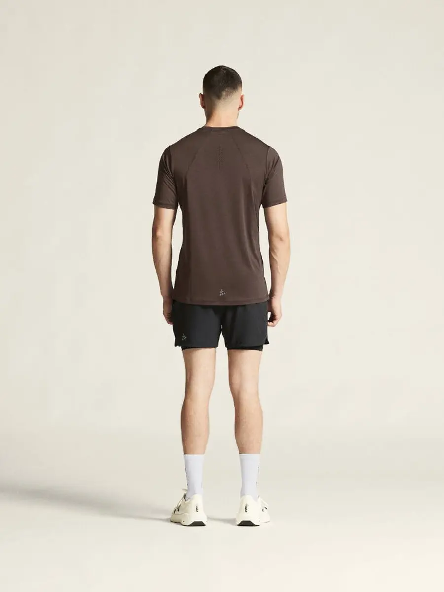 Craft Adv Essence SS Tee 2 Heren - Prune - M - afbeelding 5 van 6