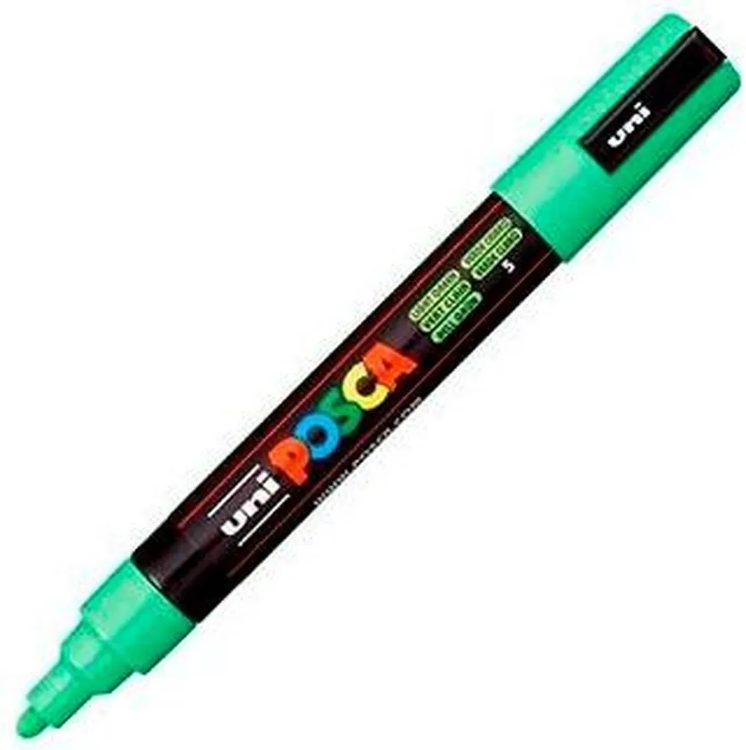 Posca PC-5M Markeerstift Lichtgroen - 6 Stuks