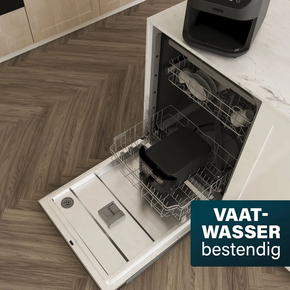 Princess 182476 SlimFry Airfryer 8L - 2000W - 8 Programma's - Zwart
