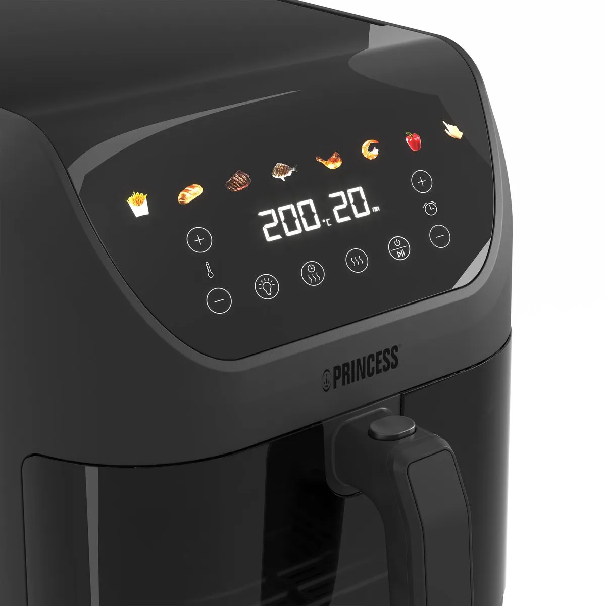 Princess 182476 SlimFry Airfryer 8L - 2000W - 8 Programma's - Zwart
