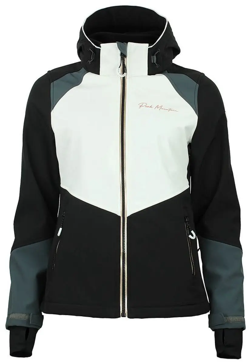 Peak Mountain Ametis Softshell Damesjas - Bruin - afbeelding 6 van 6