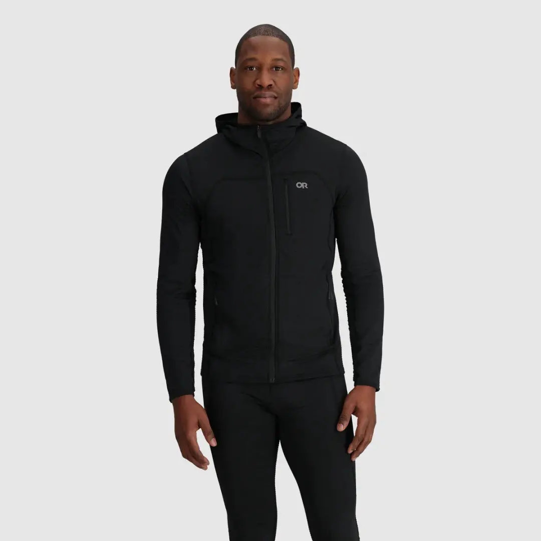 Outdoor Research Vigor Grid Fleece Hoodie - Zwart - XL - afbeelding 4 van 6