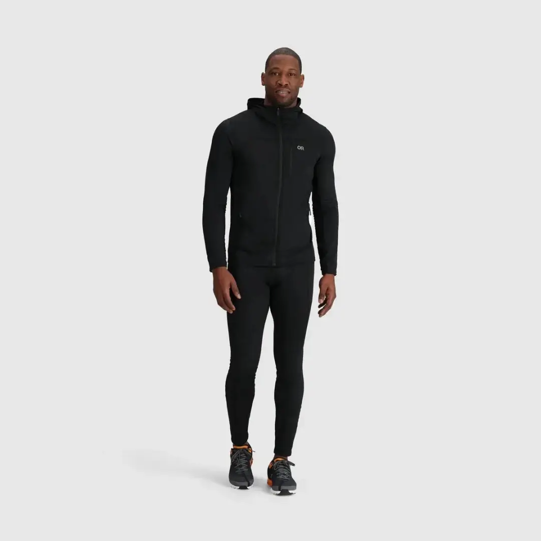 Outdoor Research Vigor Grid Fleece Hoodie - Zwart - XL - afbeelding 2 van 6